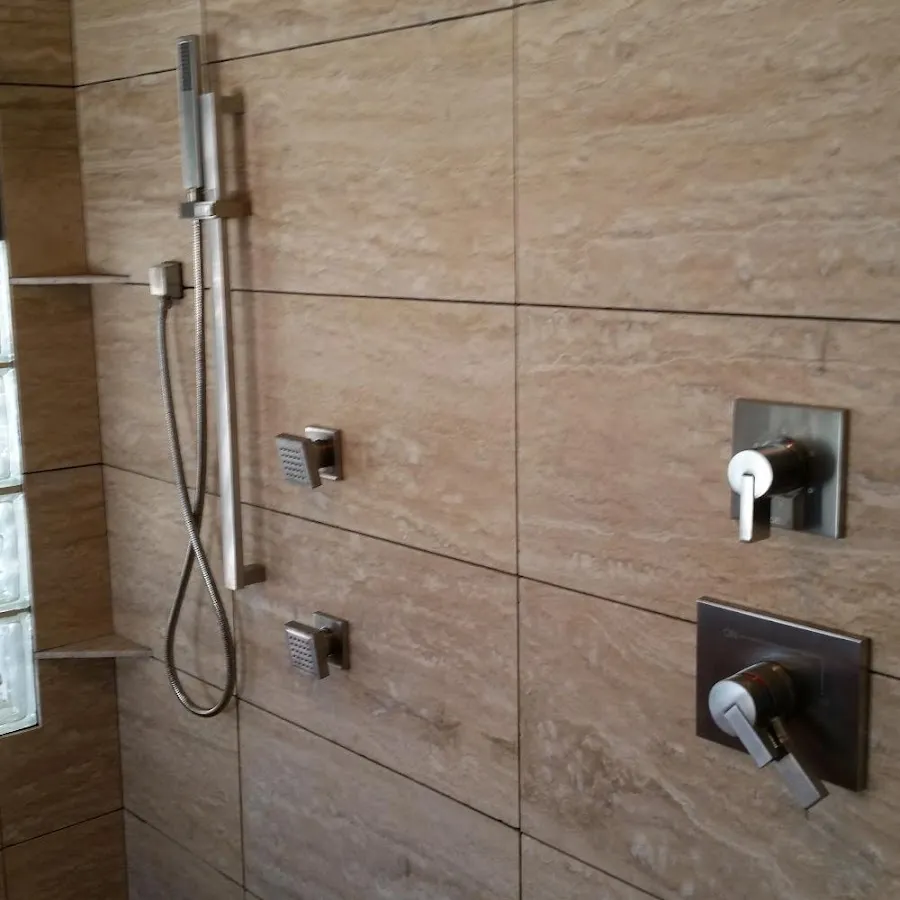 Shower fixture installation for Water Heater Replacement in Tysons